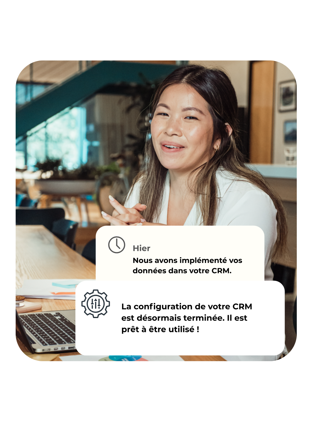 CRM intégré en 7 jours