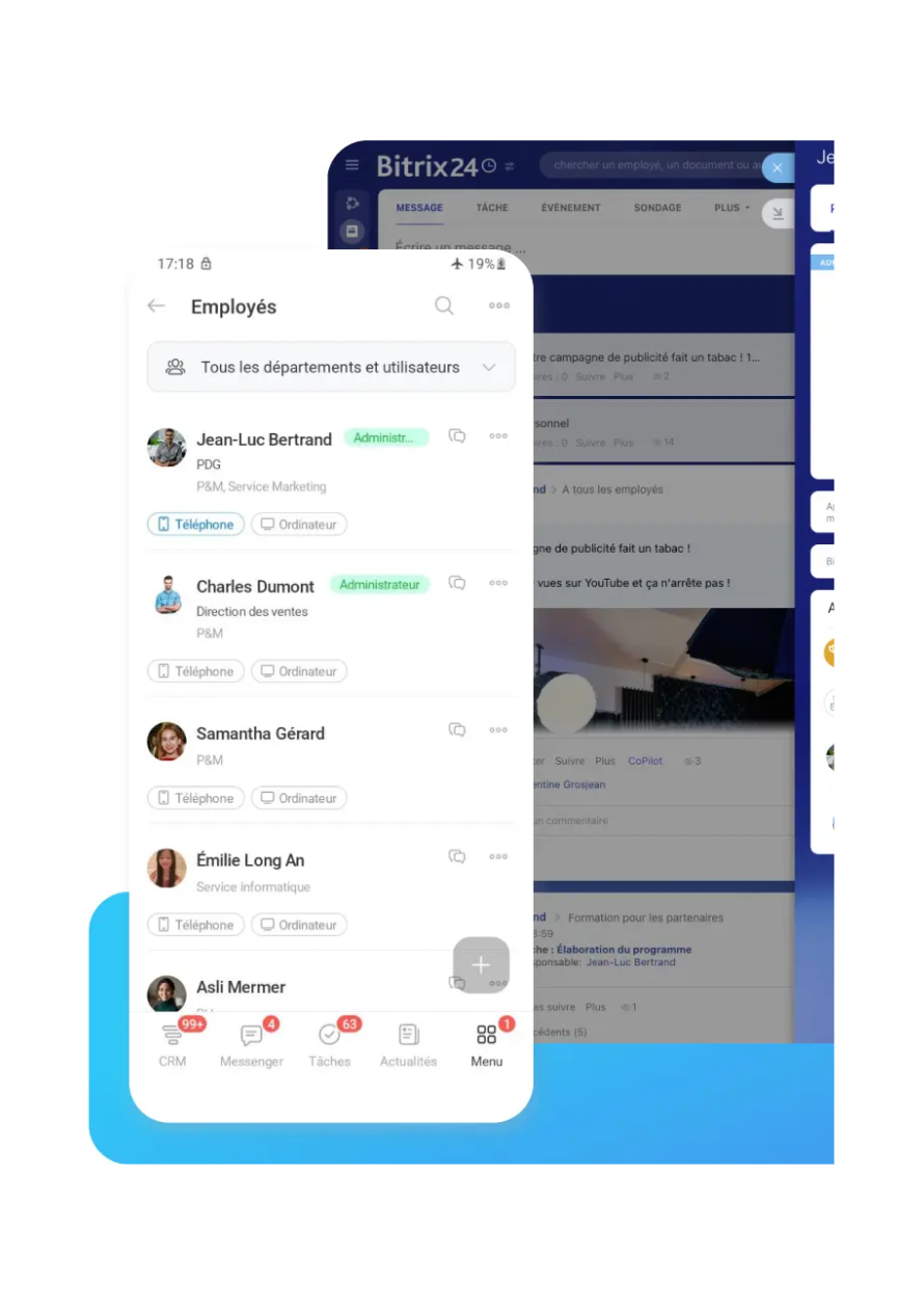 Gestion des collaborateurs